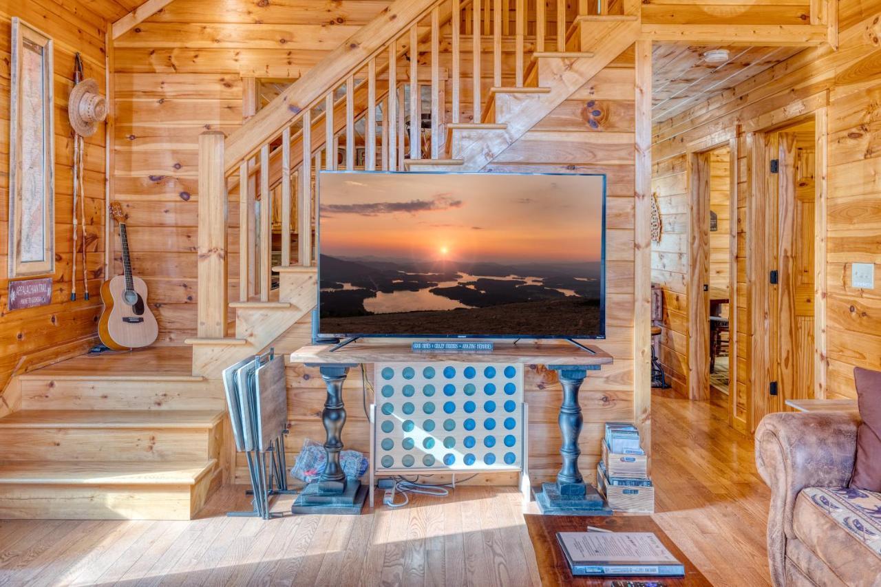 Trout N' About Your Blue Ridge Mountains Retreat, Hot Tub + Game Room! Ellijay Exterior photo